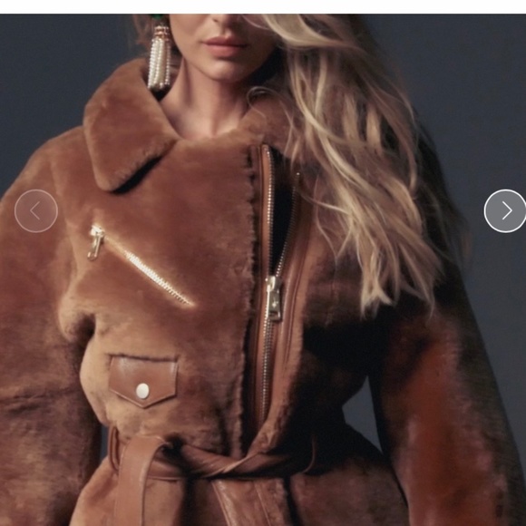 Nicole Benisti Genuine Shearling coat - Picture 1 of 4